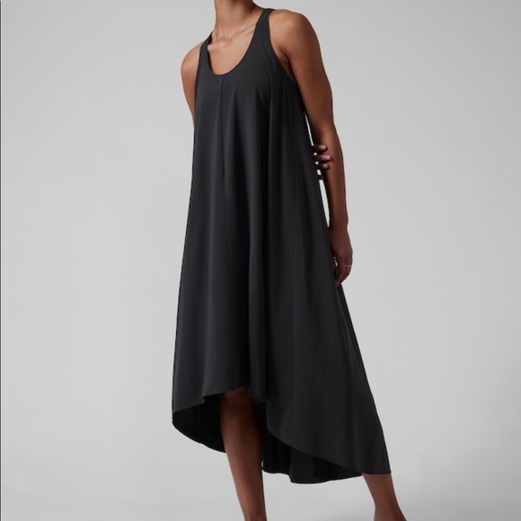 Athleta Dresses & Skirts - SALE Athleta light flowy and free racerback maxi high low pockets Presidio Dress